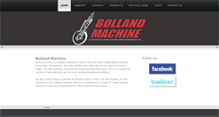 Desktop Screenshot of bollandmachine.com